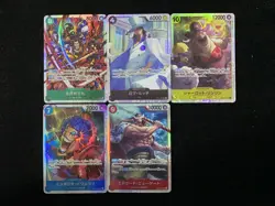 One Piece Japanese OP02-030 OP05-093 OP03-114 SR Kouzuki Oden Lot*5 -LU57 - Image 1