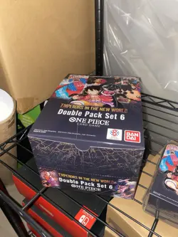 ONE PIECE TCG: Emperors in the New World Double Pack Volume 6 Unsealed Display - Image 2