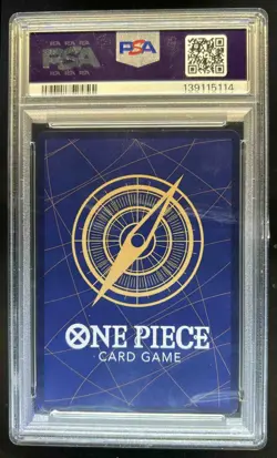 2025 One Piece Demon Aura Dead Man's Game Alt Art #OP12-037 PSA 10 - Image 2