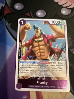 One Piece TCG Kingdoms of Intrigue Foil Franky (063) - Image 1