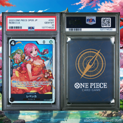 PSA 10 2023 ONE PIECE JAPANESE OP05-AWAKENING OF THE NEW ERA #091 REBECCA - Image 2