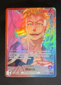 Marco - OP08-002 Parallel (Leader) Two Legends ONE PIECE English Alt ART - Image 1