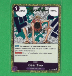 One Piece Gear Two Straw Hat Crew- a Fist of Divine Speed Luffy x1, TCG OP11-080 - Image 1