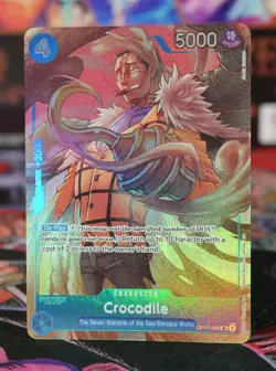 Crocodile - One Piece TCG OP07-040 Seven Warlords of Sea Set English Alt Promo - Image 1