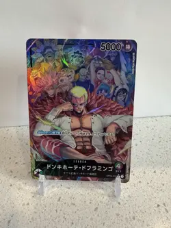 One Piece Donquixote Doflamingo | OP04-019 | Japanese | L Alt Art | NM - Image 1