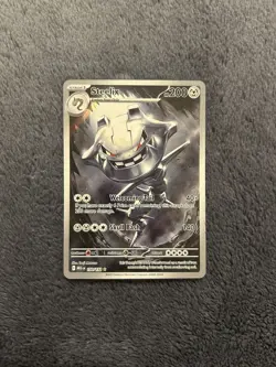Steelix 150/132 Mega Evolution Illustration Rare Pokemon TCG Card - Image 1