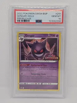 Gengar - (Prerelease) SWSH241 Sword & Shield Promo Cards Holo PSA 10 - Image 1