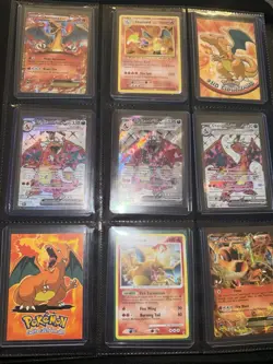 Pokemon Card Collection - Charizards, TOPPS Holo, Vintage Cards, Charmad Binder - Image 1
