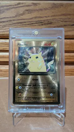 Pikachu - (Celebrations Metal Card) 058/102 Miscellaneous Cards & Products Holo - Image 1