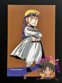Laxus Dreyar Fairy Tail Big Card 018 Japanese Collection Hiro Mashima Limited - Image 1