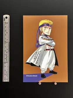 Laxus Dreyar Fairy Tail Big Card 018 Japanese Collection Hiro Mashima Limited - Image 2