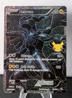 Zekrom Celebrations: Classic Collection #114/114 Pokemon Card TCG - Image 1