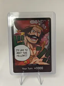 One Piece TCG DON!! Card Alt Art OP13 Carrying On His Will - NM HOLO FOIL - Image 1