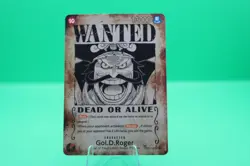 Gol D Roger OP09-118 SP Wanted Poster Manga OP13 One Piece Card English Carrying - Image 1