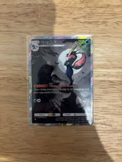 Pokemon TCG Pocket Greninja Holo Art Card - Near Mint - Image 1