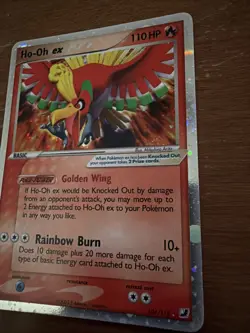 Pokemon TCG Ho-Oh EX Unseen Forces Holo Rare Card 104/115 - Image 2