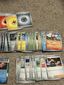 Scarlet and Violet Bulk Card Lot Approx. 170 Cards Holo Ex Trainer Energy - Image 2