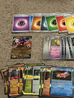 Scarlet and Violet Bulk Card Lot Approx. 170 Cards Holo Ex Trainer Energy - Image 3