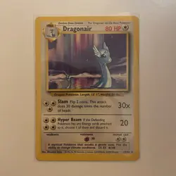 Dragonair 18/102 Rare Base Set Unlimited Pokemon Card LP - Image 1