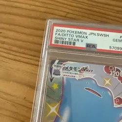 PSA 10 Pokemon Card Ditto VMAX 324/190 Shiny Star V SSR Japanese TCG Gem Mint - Image 3