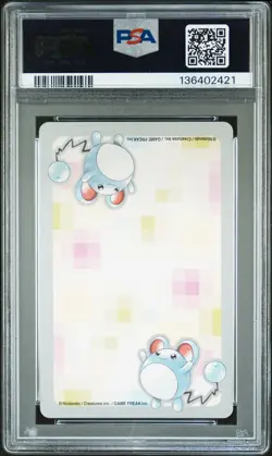 2000 POKEMON SILVER VERSION PART 2 PLAYING CARDS 10 OF SPADES FERALIGATR PSA 9 - Image 2
