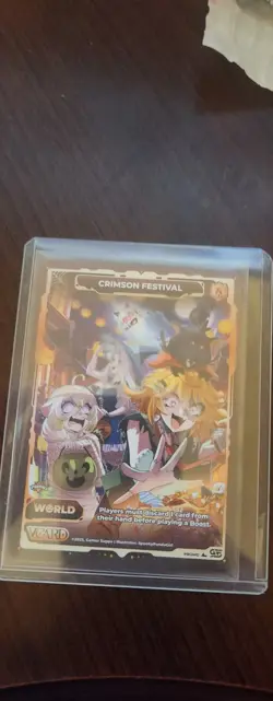 Gamersupps Vcard Crimson Festival - Power 9 Halloween Promo Card - Image 3