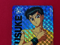 Yu Yu Hakusho Trading card No.050 Yusuke Urameshi Prism BANDAI TCG Japan 1993 - Image 3
