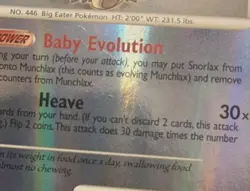 Pokemon Munchlax TCG Diamond & Pearl Reverse Holo Card 33/130 - Image 3