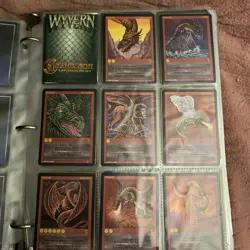 Huge Lot 87 Vintage WYVERN CCG Chameleon Expansion Set Cards NICE!! - Image 1