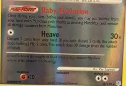 Pokemon TCG Munchlax 33/130 Diamond and Pearl Reverse Holo Card - Image 2