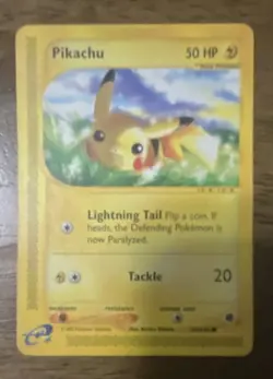 Pokemon Pikachu Expedition Base Set 124/165 Regular Common 2002 English TCG Card - Image 1