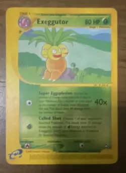 Pokemon Exeggutor Aquapolis 012/147 Regular Rare 80 HP Stage 1 English Card - Image 1