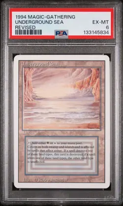 1994 MTG REVISED UNDERGROUND SEA PSA 6 - Image 1