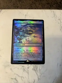 Magic the Gathering - Otawara, Soaring City (FOIL) - Kamigawa: Neon Dynasty - NM - Image 3