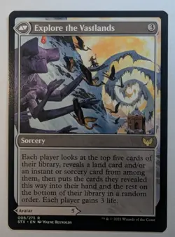 MTG Wandering Archaic Explore the Vastlands Strixhaven Rare Creature NM - Image 2