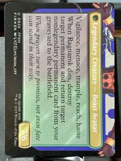 Fang, Fearless l'Cie (Borderless) - SURGE FOIL - MTG - FIN - 526 - UNCOMMON ~ NM - Image 4