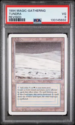 1994 MAGIC: THE GATHERING REVISED TUNDRA PSA 3 - Image 1