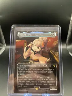 Tataru Taru (Borderless) (Chocobo Track Foil) MTG Commander: Final Fantasy NM - Image 1