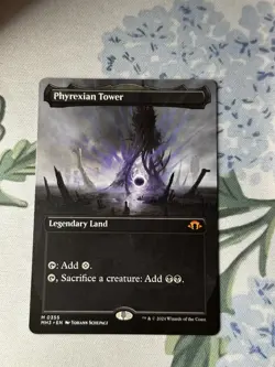 MTG, Phyrexian Tower NM 355 (Borderless) Modern Horizons 3 Regular - Image 2