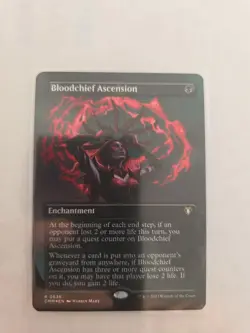 Bloodchief Ascension (Borderless) Commander Masters Foil - Image 1