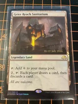 MTG FOIL Geier Reach Sanitarium Prerelease -LP - Lightly played - Eldritch Moon - Image 1