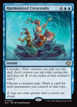 MTG Lorwyn Eclipsed Harmonized Crescendo 0054 NM - Image 1