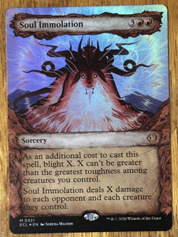 MTG: Lorwyn Eclipsed, Soul Immolation - Foil Showcase - Image 1