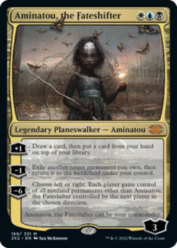 1x Aminatou, the Fateshifter Light Play MTG Magic - Kid Icarus - - Image 1