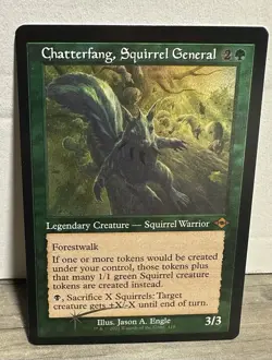 Chatterfang, Squirrel General (Foil Etched) #410 Modern Horizons 2 NM MTG - Image 1