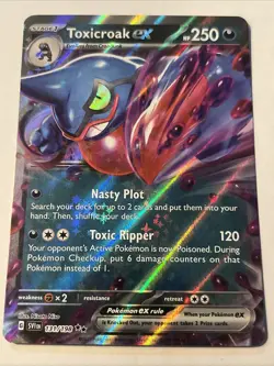 Toxicroak Ex 131/198 Pokemon Scarlet Violet - Image 1