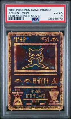 2000 POKEMON GAME MOVIE POKEMON 2000 MOVIE ANCIENT MEW PSA 4 - Image 1