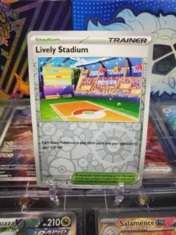 Lively Stadium 180/191 Reverse Holo Uncommon Pokemon TCG S&V Surging Sparks - Image 1