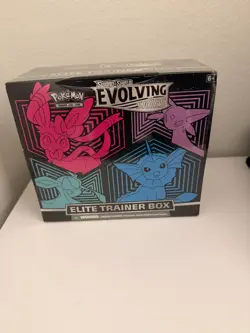 Pokemon TCG Evolving Skies Sword & Shield ETB - 8 Packs - Image 1