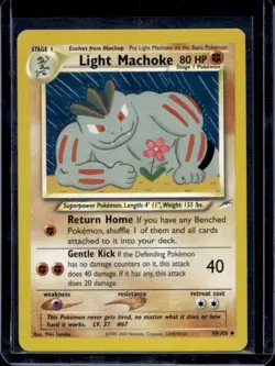 2002 Pokemon Neo Destiny Light Machoke #49/105 - Image 1